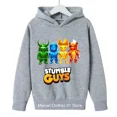 thumbnail image 3 of 2024 HOT 2024 Stumble Guys Sudadera con capucha para niños Sudaderas de juegos Harajuku para niños y niñas Tops con estampado de personas de dibujos animados originales Ropa para niños, 3 of 5