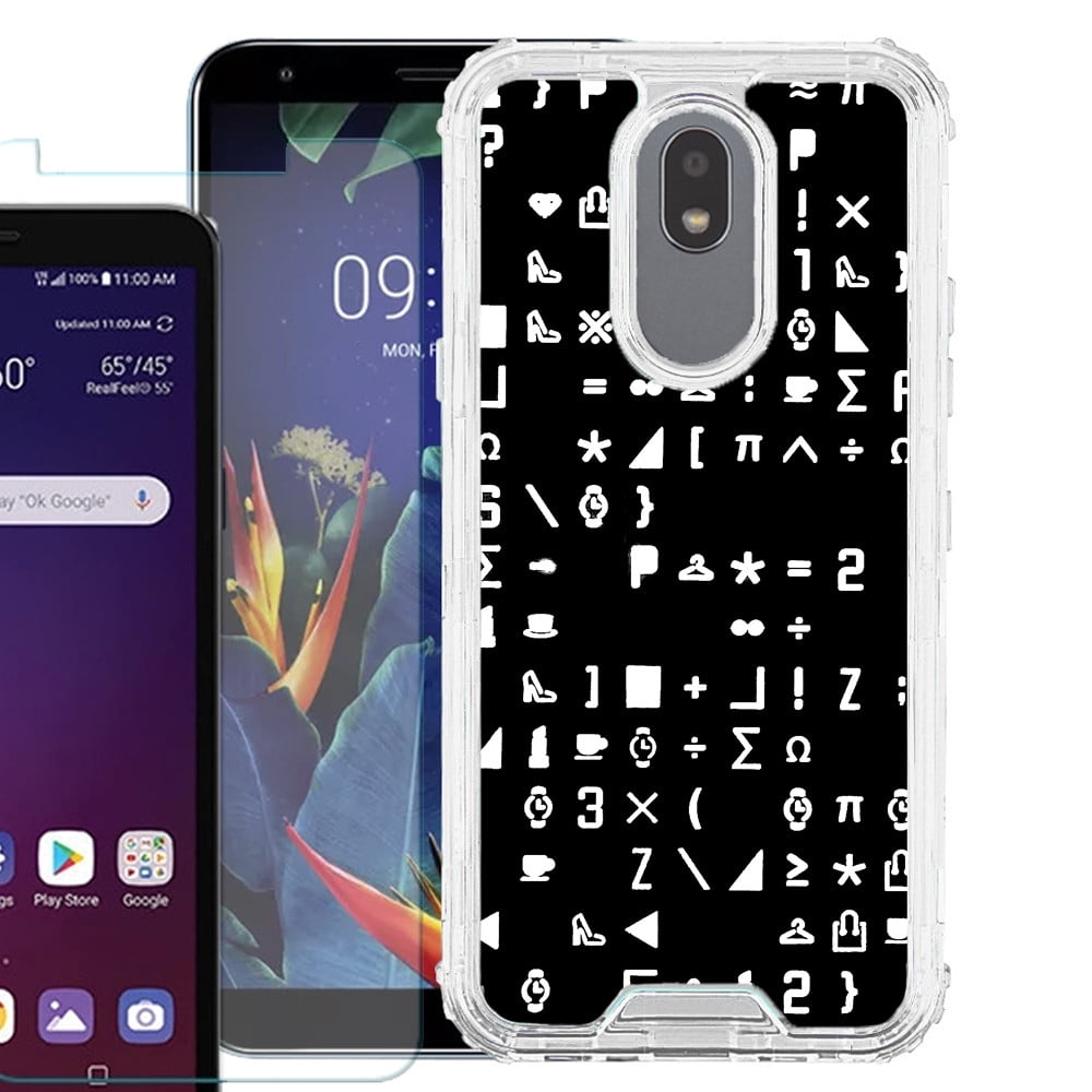 For LG Tribute Royal / LG Prime 2 Case, 3-Layer Hybrid Bumper Phone