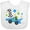 AA-White, variant on Inktastic Happy 1st Birthday Blue Racing Car Boys or Girls Baby Bib