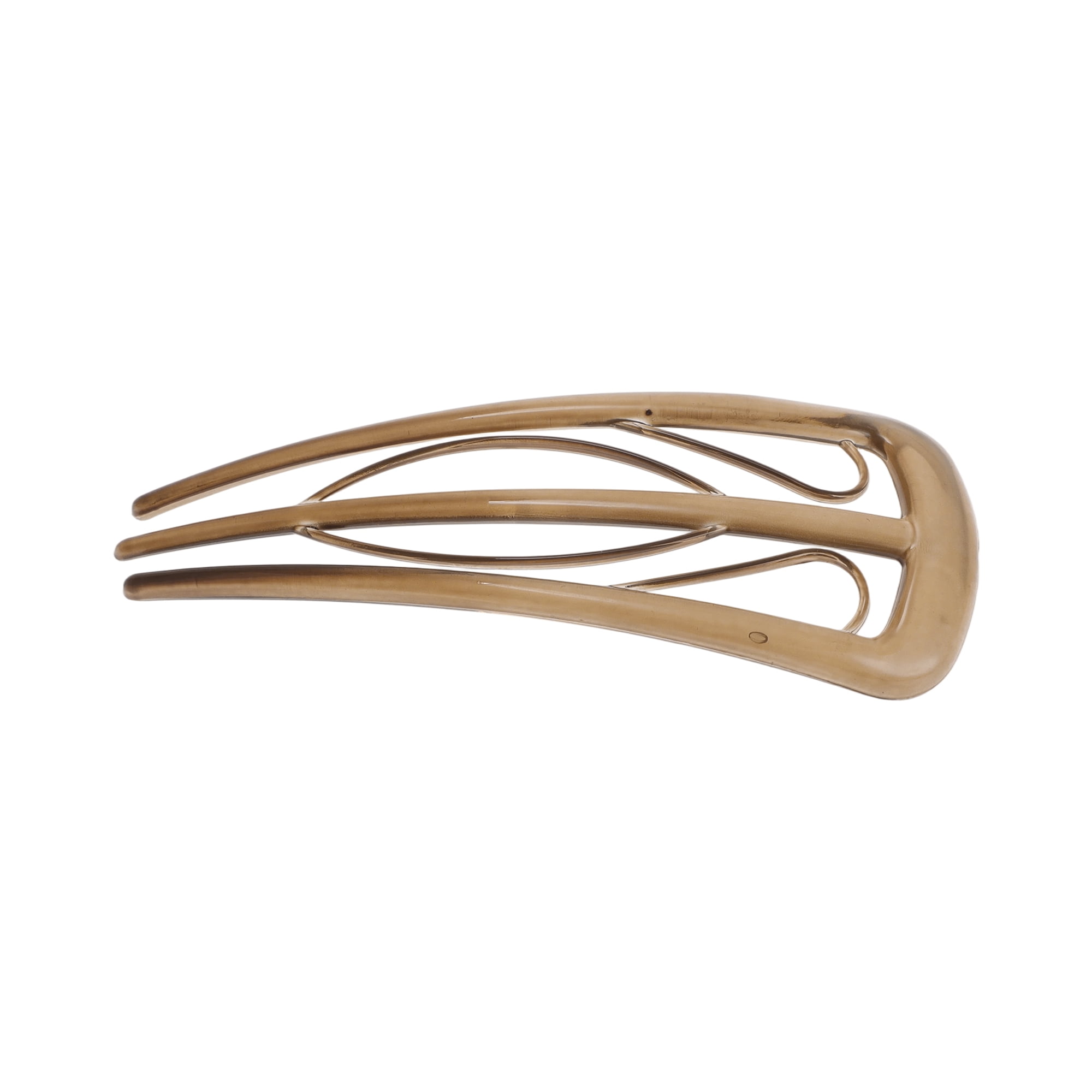Unique Bargains U-shaped Hair Pin 4.33"x1.57" 1 Pcs Brown