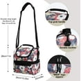 thumbnail image 5 of MIER Adult Lunch Box Insulated Lunch Bag Large Cooler Tote Bag for Men, Women, Double Deck Cooler, 5 of 6