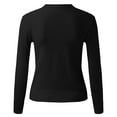 thumbnail image 2 of "Aayomet Cardigan For Women Fall Cardigan for Women Long, Womens Tops Long Sleeve Open Front Cable Knit Loose Cardigan Sweater,Black L", 2 of 5