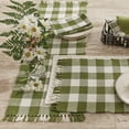thumbnail image 2 of Park Designs Buffalo Check Table Runner - 36''L - Sage, 2 of 3