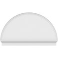 thumbnail image 3 of Ekena Millwork 60"W x 36-3/4"H x 2-3/4"P Half Round Smooth Architectural Grade PVC Combination Pediment, 3 of 7