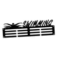 thumbnail image 3 of Maytalsory Wall Mount Medal Hanger Display Rack Black for Lounge, Gymnasium with 3 Rows Style C Style C, 3 of 5