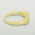 thumbnail image 6 of LBG British Made 10k Yellow Gold Cubic Zirconia Womens Eternity Ring - 33 size options - Size 7.5, 6 of 7