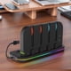 thumbnail image 3 of Base de carga para Nintendo Switch/2/OLED Joy-Con 4 en 1, base de carga para mando, estación de carga con ventilador y luz RGB, 3 of 7