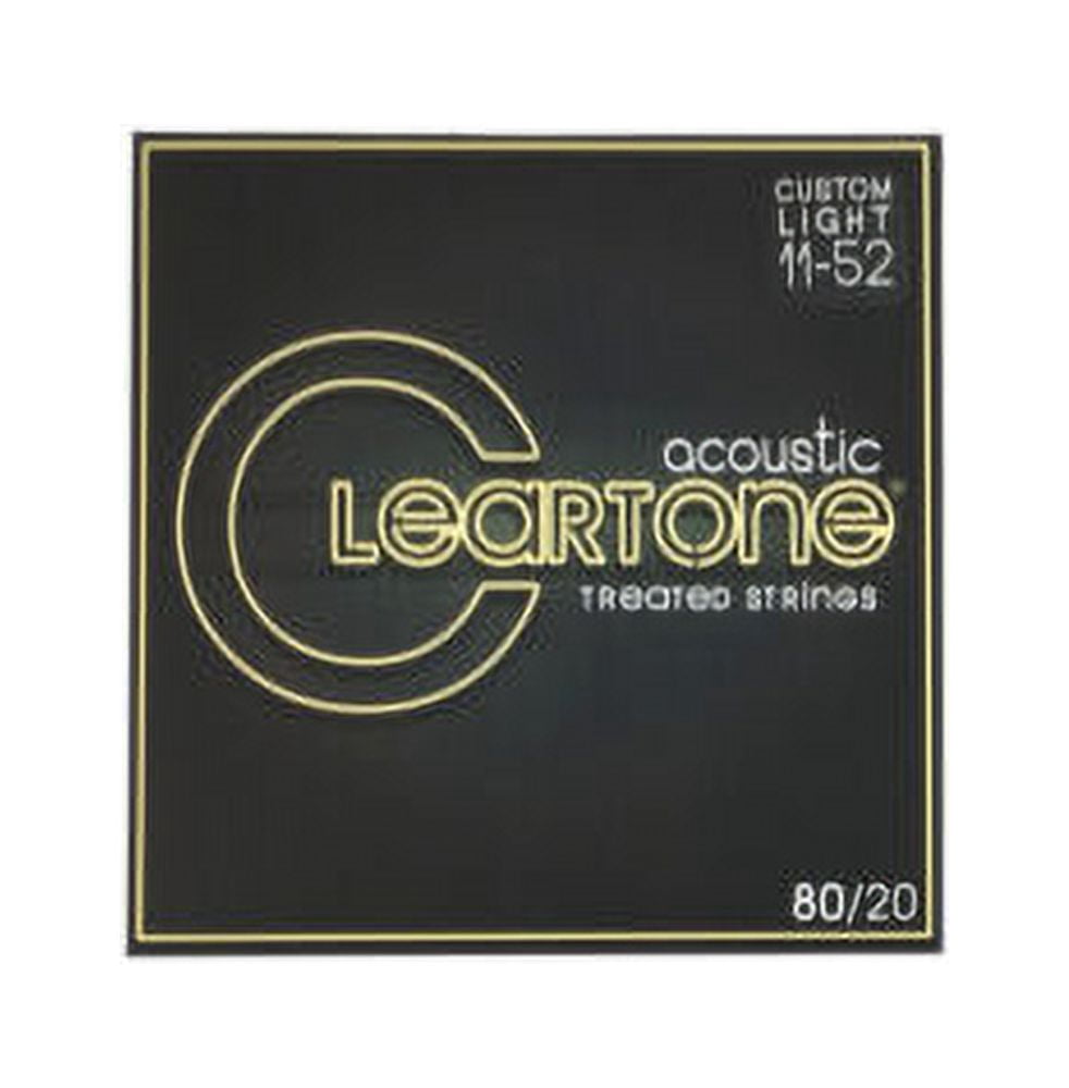 Cleartone Guitar Strings 2-Packs Acoustic 80/20 Bronze Custom Light 11-52