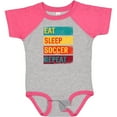 thumbnail image 3 of Inktastic Eat Sleep Soccer Repeat Boys or Girls Baby Bodysuit, 3 of 5