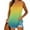 003 Yellow, variant on Hvot&aat Women's Summer Sleeveless V Neck Shirts Casual Loose Fit Tunic Blouses Ombre Basic Tanks