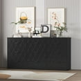 thumbnail image 1 of Yiwa Commode Moderne à 9 Tiroirs, Coffre de Chambre de 63 Pouces avec Prise de Courant Intégrée, Rangement pour Salon, 1 of 6