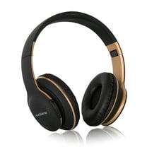 HOSHIYAMA Bluetooth Headphones Over Ear, Wireless Headphones Wired with 40 Hours Playtime Foldable HiFi Stereo Headset with Microphone, Soft Ear Pads, FM/TF for Cellphone/PC