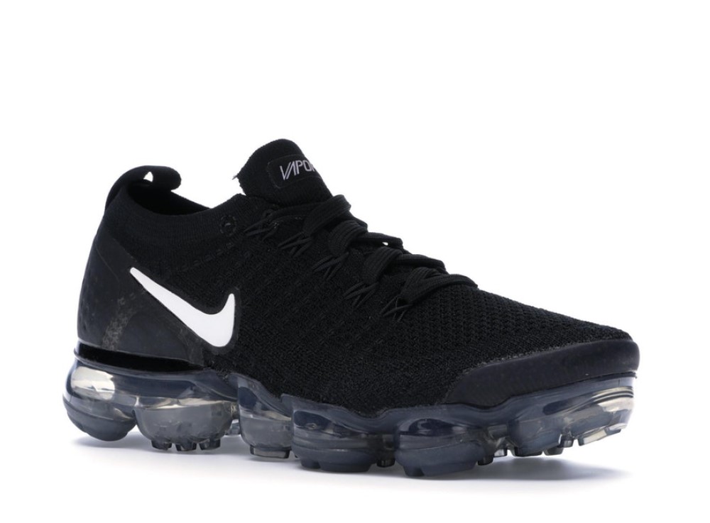 vapormax flyknit black size 5