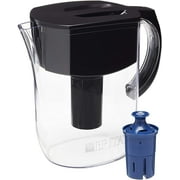 Angle View: Brita Longlast Everyday Water Filter Pitcher, Large 10 Cup 1 Count, Black