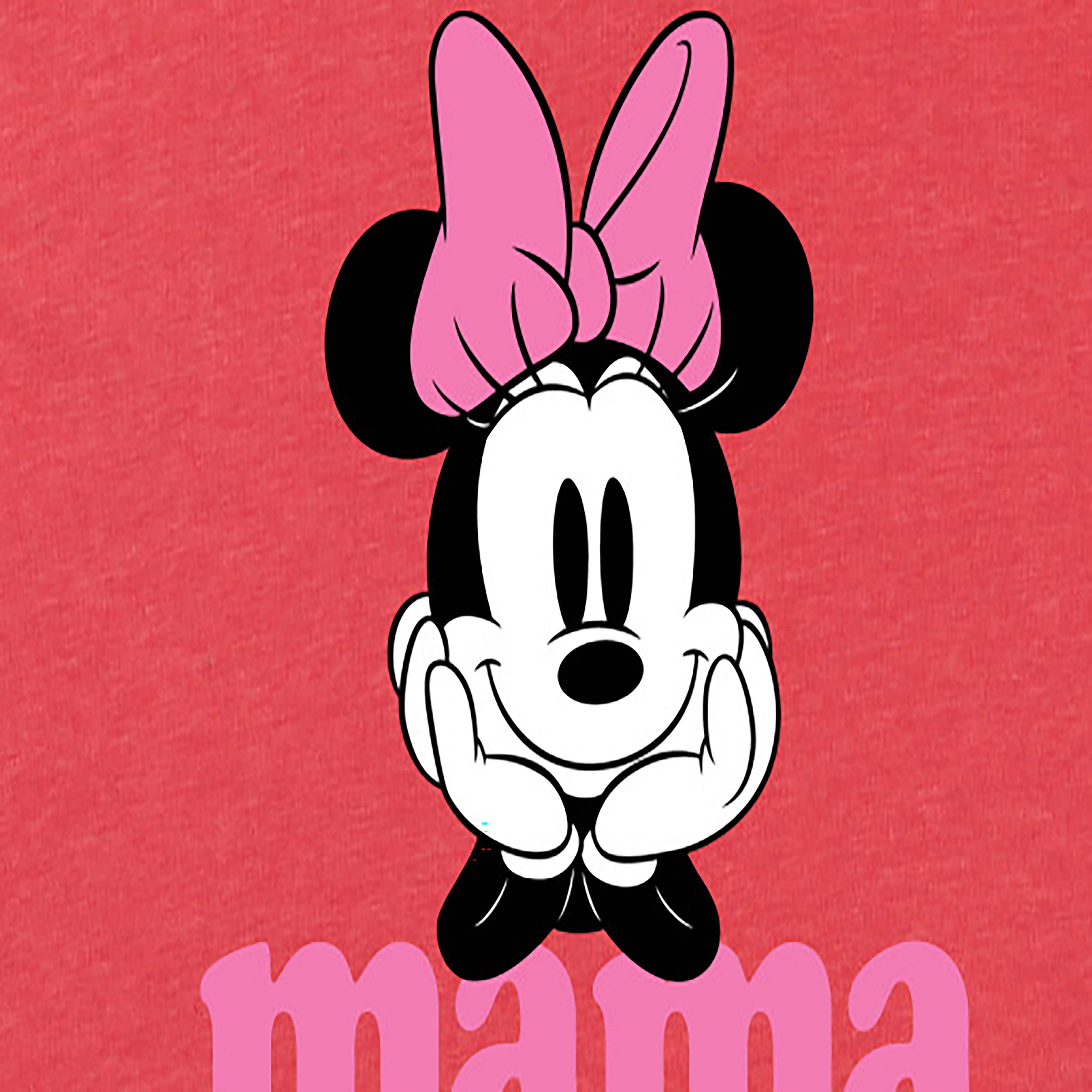 Mickey Friends Mama Mouse Minnie Women s Short Sleeve Graphic T Shirt