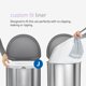 thumbnail image 3 of Bolsas de basura Simplehuman Code J 30-45 L/8-12 galones, 200 unidades, 3 of 4
