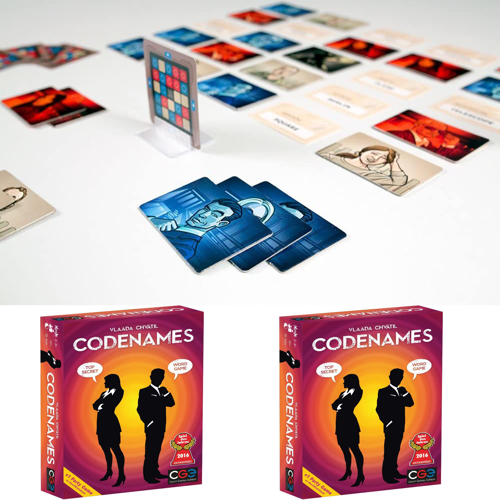 Codenames Board Game By Czech Games Edition 2 Pack Walmart Com Walmart Com