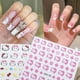 thumbnail image 2 of Pegatinas 3D de Hello Kitty para uñas, accesorios de decoración de Arte de uñas, Sanrio, Anime, dibujos animados, láser, corazón, letra, línea de onda dorada, geometría, 2 of 4