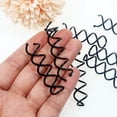 thumbnail image 4 of Apuakthei 10 piezas Horquillas en espiral de 2 pulgadas, color negro, accesorios para el cabello de aleación para moño rápido, horquillas en espiral con tornillo giratorio, horquillas para el cabello, 4 of 7