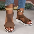 thumbnail image 3 of Dakaela Women Walking Sandals Arch Support Orthotic Non Slip Casual Sport Sandal Open Toe Slingback Summer Beach Running Shoes Brown 9.5, 3 of 9