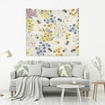 thumbnail image 5 of Coolnut Wildflowers Tapestry Aesthetic Tapestry Wall Hanging 90" x 60" Inches Home Decor Gifts, 5 of 6