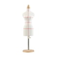 thumbnail image 1 of Siruishop Doll Dress Form Rack Dressmaker Model for Costume Design Scene Layout Office 46cm with Round Base, 1 of 8