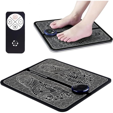 EMS Foot Plate for Swollen Legs,8 Modes & 19 Intensity Levels,Remote Control,EMS Plate for Swollen Legs,for Foot Relaxation,Home Use