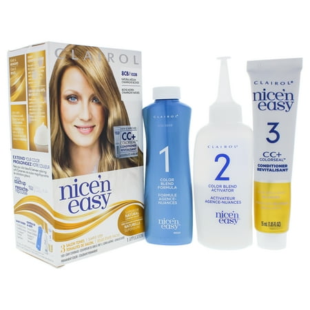 Easy Medium Champagne (Clairol Nice n Easy Permanent Color 8CB 103B Natural Medium Champagne Blonde - 1 Application Hair)
