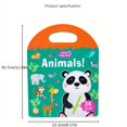 thumbnail image 2 of Children's Early Education Portable Quiet Jelly Sticker Book， Early Learning Toys Book For Boys Girls, 2 of 5
