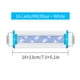 thumbnail image 4 of Lámpara De Pecera Lámpara de cultivo de plantas acuáticas para pecera, súper delgada, azul, blanca, resistente al agua, Clip de luz, 4 of 4