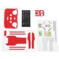 thumbnail image 1 of PVC Skin Stickers, Interference Free Anti Scratch Waterproof Decorative Drone Decal  for   3 Drone Carbon Fiber Red, 1 of 8