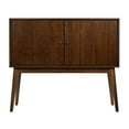thumbnail image 4 of Pemberly Row Contemporary 2 Door Storage Cabinet Walnut Brown, 4 of 10