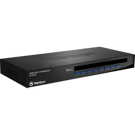 UPC: 0710931304329 | TRENDnet TK 1603R – KVM / USB switch – 16 ports – rack-mountable