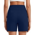 thumbnail image 5 of Guluxicc Sports Shorts for Women Summer High Waisted Stretchy Running Shorts with Pockets for Yoga Training Casual, 5 of 8