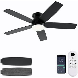 LANHAI Ceiling Fan with Light and Remote Control, 52'' 6-Speed