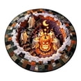 thumbnail image 3 of 3D Visual Halloween Pattern Area Rug, Soft Wear Resistant Floor Covering, Non- Backing Easy Clean Seasonal Rug for Living Room, Entryway, Bedroom Halloween Home Decor (C-32in), 3 of 4