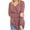 Purple, variant on tarylea Fall Tops for Women V Neck Chest Button Tunic U Shaped Hem Long Sleeve Tops Loose Casual Shirts