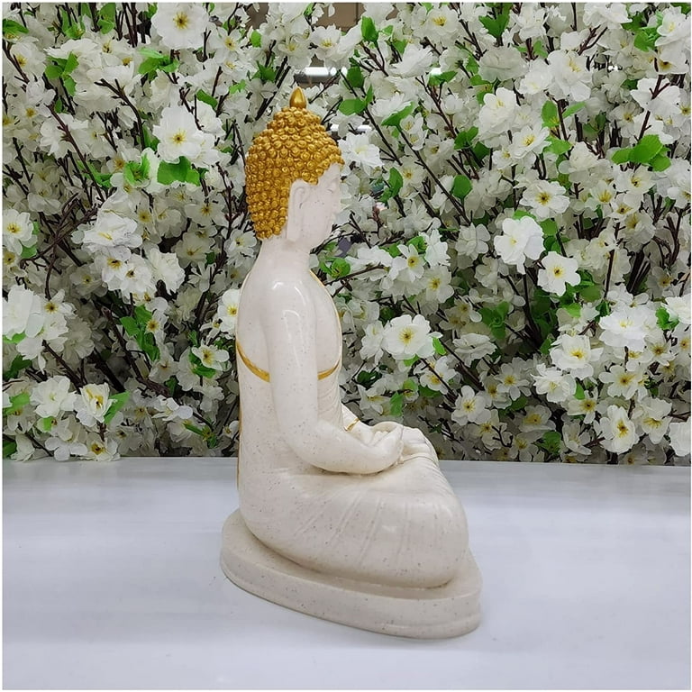 Handmade Buddha Statue Decoration Ornament Outdoor Garden Living Room Study  Room Religion Spiritual Gifting for Him or Her 