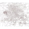 thumbnail image 2 of Bracey 13x12 White Modern Wood Framed Museum Art Print Titled - Houston Texas - Bracey 1945, 2 of 4