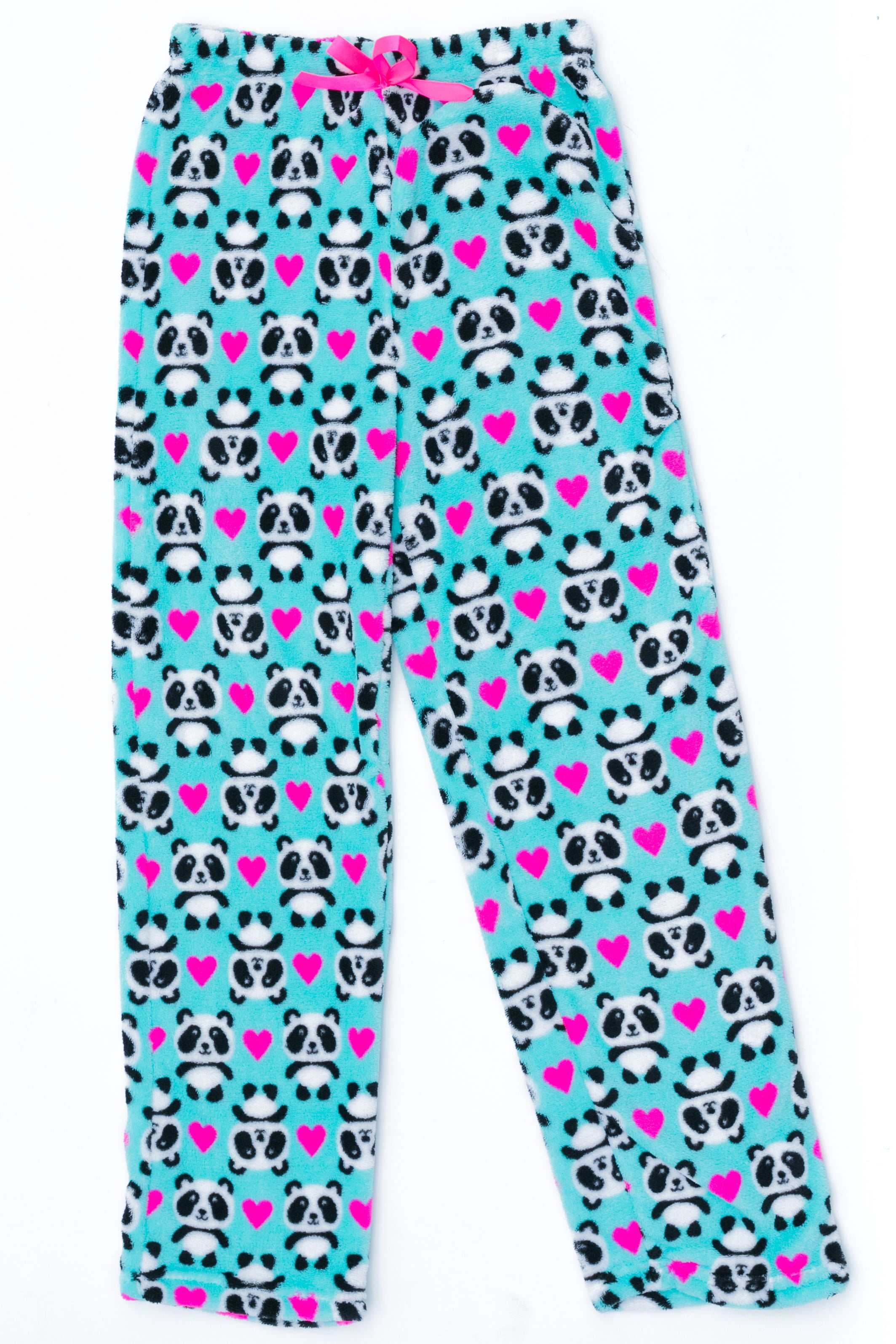 Plush Pajama Pants for Girls (Panda 