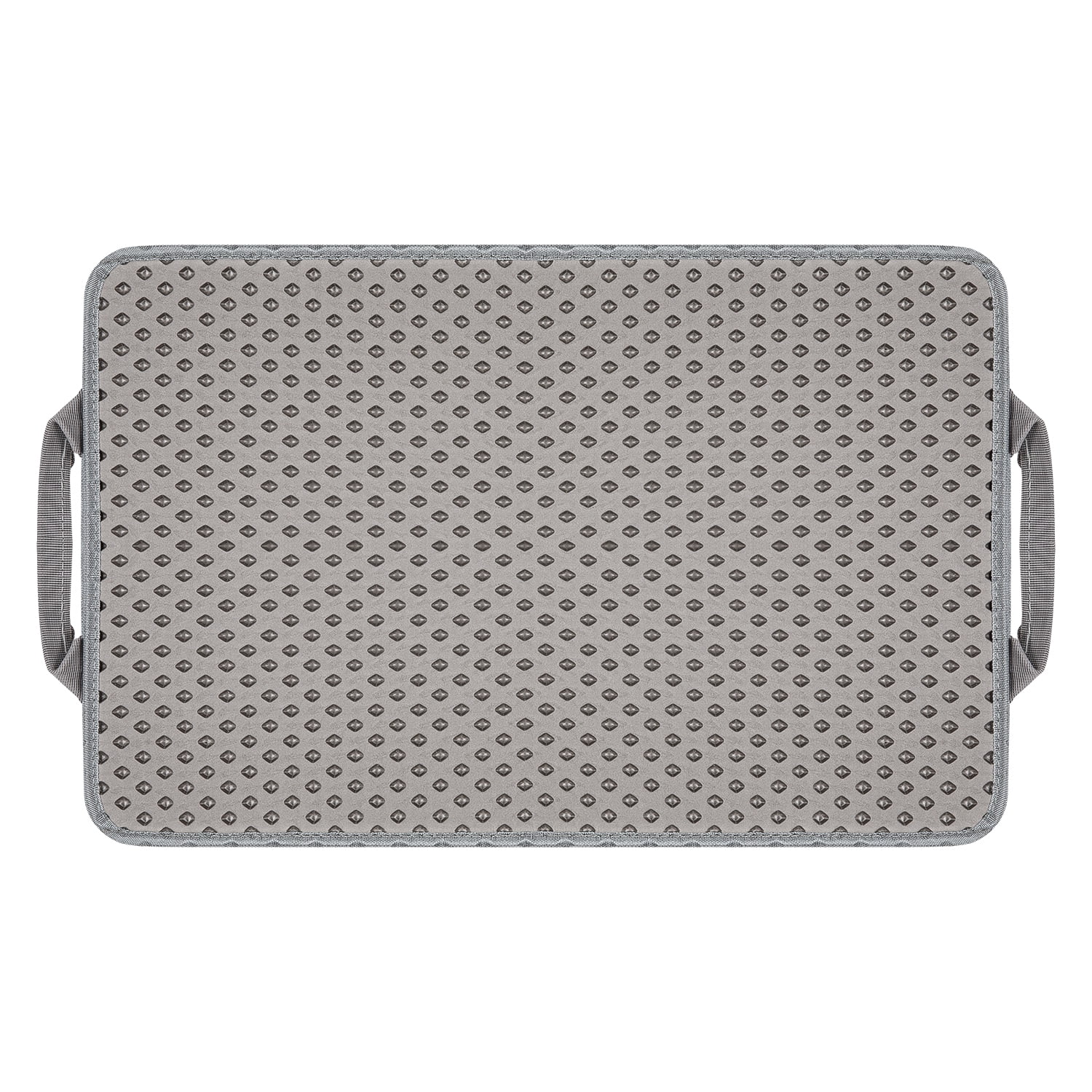 Pefilos Double Layer Anti Tracking Waterproof Cat Litter Trapping Mat Gray Pefilos Double Layer Anti Tracking Waterproof Cat Litter Trapping Mat Gray