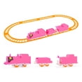 thumbnail image 1 of Assembled Rail Cars Puzzle Toy Diy Train Track Plastic Six Rails Blue Durable Three Carriages Children‘S Toys, 1 of 11