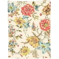 thumbnail image 4 of Floral Blanket Vintage Soft Warm Throw Blankets Lightweight Cozy Throws Retro Watercolor Flower Modern Aesthetic Gifts for Adult for Living Room Bedding Couch Farmhouse Decor 60x80in, 4 of 6