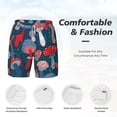 thumbnail image 4 of Kdxio Colorful Mushrooms Print Men'S Swim Trunks With Compression Liner 7 Inch Inseam Quick Dry Swim Shorts, 4 of 7