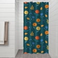 thumbnail image 2 of Pioneer Flower Floral Print Pattern Shower Curtain 36"x72", Bathroom Decorative Shower Curtain Set with 12 Hooks, Waterproof Washable, 2 of 6