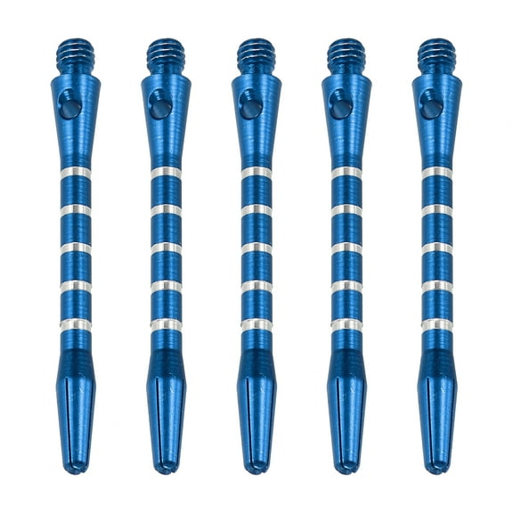 Uxcell 48mm Aluminum Dart Shafts, 15 Pack Medium 2BA Thread Dart Stems, Blue