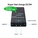 thumbnail image 3 of Sin Batería 10/12 18650 Baterías Banco de Energía Estuche de Carga 22.5W QC3.0 PD3.0 TIPO C Carga Inalámbrica 15W Caja de Almacenamiento B, 3 of 5