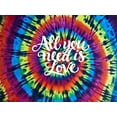 thumbnail image 2 of Kearns, Molly 32x25 White Modern Wood Framed Museum Art Print Titled - Tie Dye Rainbow All You Need, 2 of 4