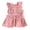 Pink, variant on Visland Pet Skirt Breathable Soft Sweet Teddy Small Dog Bowknot Pocket Dress for Wedding Party