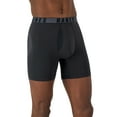 thumbnail image 5 of Hanes Moves Men’s Anti-Chafe Boxer Brief, Total Support Pouch, Black, 3-Pack, 6" Inseam, 5 of 10